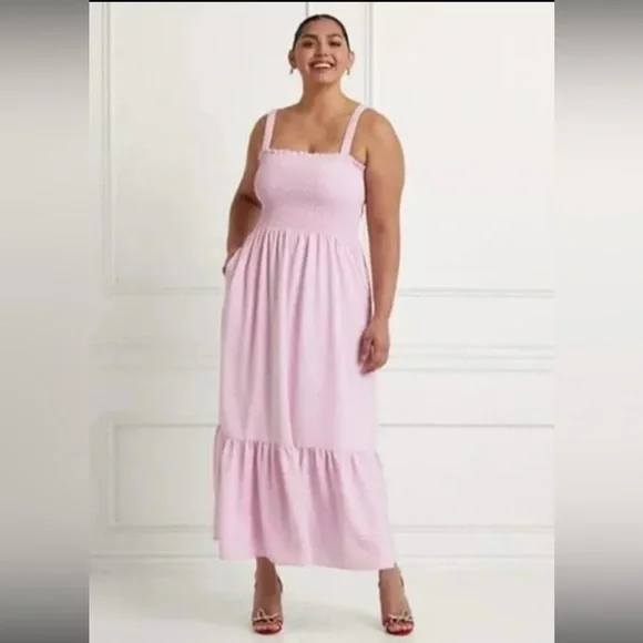 Hill House Home Anjuli Ballerina Pink Crepe Large - Picture 1 of 4